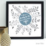 Personalised Our Aunty Loves…Framed Print, thumbnail 3 of 6