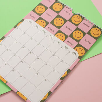 2023 Be Happy Wall Calendar | Hanging A4 Calendar, 3 of 9