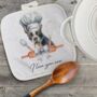 Personalised Dog Chef Hat Gift Pot Holder / Grab, thumbnail 9 of 12