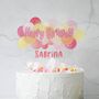 Personalised Balloon Cake Topper, Pink, thumbnail 1 of 7