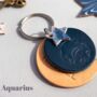 Personalised Zodiac Birthday Leather Keyring, thumbnail 12 of 12