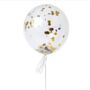 Gold And Silver Confetti Balloon Kit, thumbnail 4 of 4
