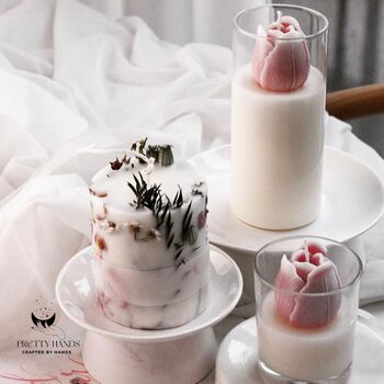 Personalised Gift Box Of Tulip Candle, 3 of 4