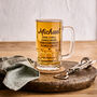 Personalised Retirement Beer Glass, thumbnail 1 of 3