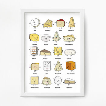 Funny Cheese Montage Print, 2 of 4