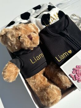 Personalised Toddler And Baby Gift Set Box Celebration, 4 of 12