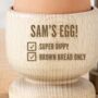 'How I Like My Egg' Personalised Cup, thumbnail 2 of 2