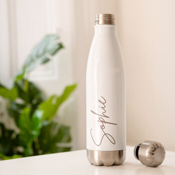 Personalised Water Bottle For Her, 2 of 3