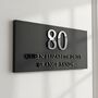 Personalised Large House Sign Three Lettering Colour Options, thumbnail 1 of 11