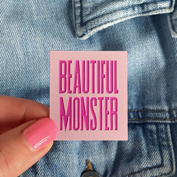 'Beautiful Monster' Enamel Pin, 9 of 11