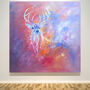 Stag In The Ether Oil Painting, thumbnail 1 of 9