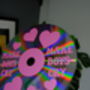 Make Boys Cry Upcycled 12' Laser Disc Decor, thumbnail 5 of 6