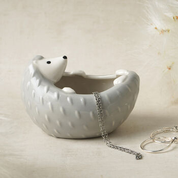 Send With Love Hedgehog Trinket Bowl In Gift Box, 2 of 5