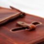 Briefcase Made From Real Leather Valentines Day Gift, thumbnail 5 of 12