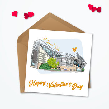 Valentines Newcastle Utd Personalised Card, 3 of 5