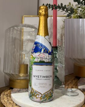 Personalised Hand Painted Wedding Venue Bottle, 10 of 12