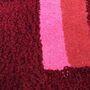 Handmade Tufted Red, Pink And Burgandy Small Rug, thumbnail 5 of 9