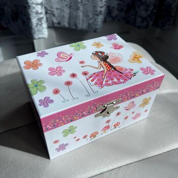 Musical Fairy Personalised Jewellery Box, 2 of 4