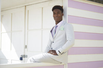 Mens Mint Green Gingham Print Cotton Pocket Square, 7 of 12