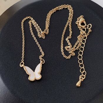 Dainty Gold Plated Charm Necklaces Gifts For Her, 3 of 5