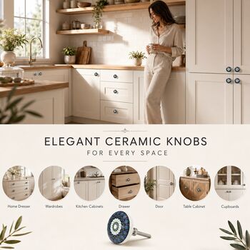 Bohemian Floral Drawer Knob, 4 of 8
