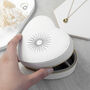 Customisable Sun White Heart Jewellery Case, thumbnail 6 of 11