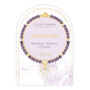 Amethyst And Gold Beads Healing Cystals Bracelet Gift, thumbnail 2 of 5