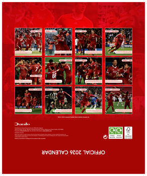 Official Liverpool Fc 2026 Personalised Calendar, 5 of 5