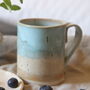 Handmade Pottery Coastal Mug, thumbnail 5 of 10