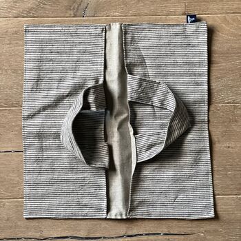 Linen Pie Tote Bag Eco Friendly Pie, Quiche Carrier, 4 of 5