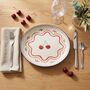 Cherry Design Decorative Ceramic Plate, thumbnail 1 of 2