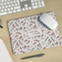 Floral Mouse Mat With Positive Phrase | Find Magic, thumbnail 1 of 2