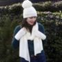 Winter Cashmere Scarf And Hat Women's Gift Set, thumbnail 2 of 8