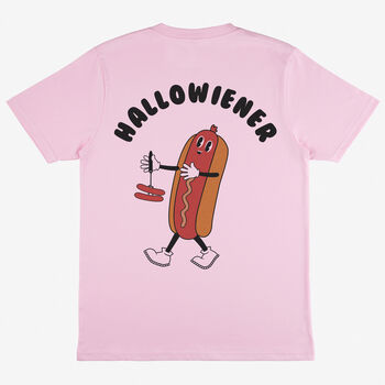 Hallowiener Women's Halloween Slogan T Shirt, 2 of 2