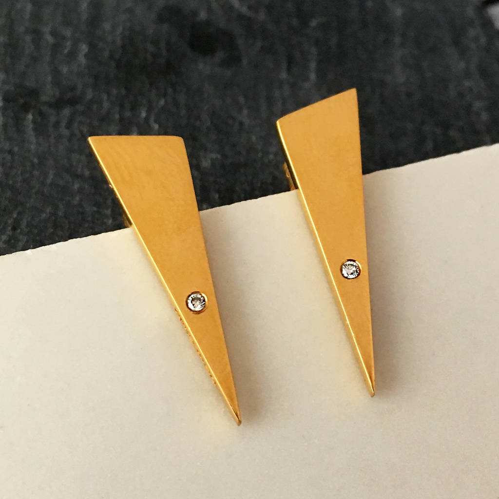 Minimalist Geometric Earrings, 1 of 6