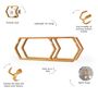 Handcrafted Scandi Design Oak Toilet Paper Rack, thumbnail 10 of 10
