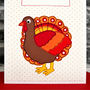 'Christmas Turkey' Personalised Christmas Card, thumbnail 2 of 3