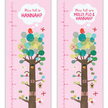 Personalised Fairy Tree Height Chart, 4 of 7