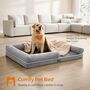 Dog Bed With Sides Removable Washable Cover Dog Sofa, thumbnail 3 of 12