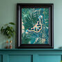 Moth In The Gold And Green Jungle Butterfly Art Print, thumbnail 2 of 4