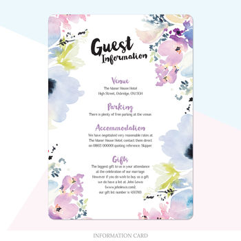 Floral Bloom Wedding Invitation, 5 of 9