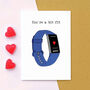 Funny Fitness Tracker Valentine's Card, thumbnail 2 of 3