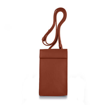 Personalised Handcrafted Leather Crossbody Phone Bag, 3 of 11