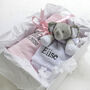 Personalised Pink Blanket And Comforter Hamper, thumbnail 7 of 12