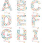 Personalised Floral Initial Letter Name Print, thumbnail 6 of 10