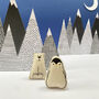 Catnip Penguin And Polar Bear Cat Toys, thumbnail 1 of 6