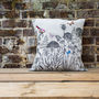 'Meadow Grasses' Printed/Stitched Cushion Cover, thumbnail 3 of 4