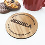 Personalised Wooden Secret Santa Christmas Coaster, thumbnail 1 of 4