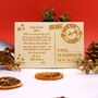 Personalised 'Elf Mail' Wooden Christmas Postcard, thumbnail 1 of 3