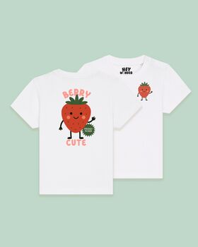 Berry Cute | Kids T Shirt | Back Design, 2 of 3